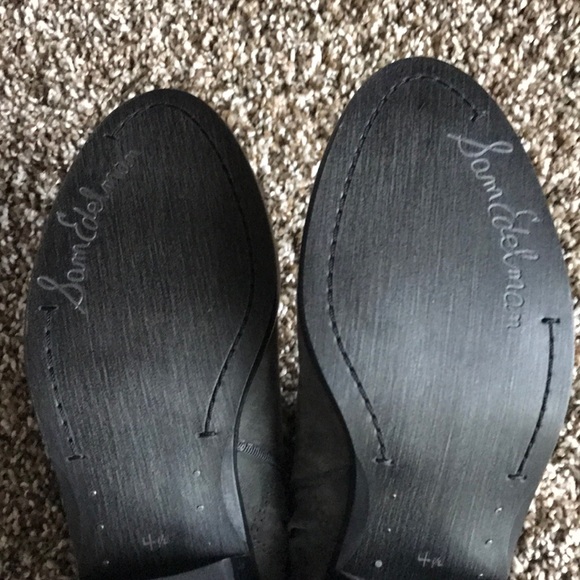 Sam Edelman Suade Ankle Boots Sz. 4.5 - Picture 3 of 3